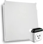 Econohome 400W Dual Wall Mount Smart Space Heater Panel, With Wifi Thermostat Open. Price: $64.99.