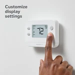 Honeywell Home Focuspro N100 Non-programmable Thermostat (TH1110U4000) Open. Price: $26.90.