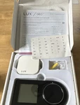 Lux Wifi Smart Thermostat Geo-bl Black Battery Alexa/google Home Open. Price: $50.00.