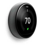 Google Nest Thermostat Learning 3RD Gen Smart Mirror Black - T3018US Open. Price: $118.95.