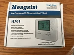 Heagstat H701 Heat/cool Single Stage Non-programmable Electronic Thermostat New. Price: $25.00.