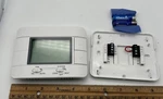 Non Programmable Thermostat Heat Cool Temp Humidity Aowel AW701 + Battery Used. Price: $18.99.