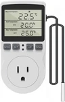 Ketotek Digital Thermostat Outlet Plug Temperature Controller Socket 120V New. Price: $34.41.