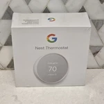 New Google Nest Thermostat Smart Snow G4CVZ. Price: $64.95.