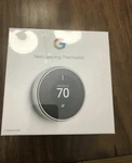 Sealed! Google T3019US Nest 3RD Gen. Learning Thermostat Polished Steel New. Price: $149.99.