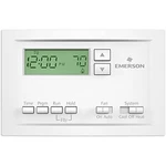 Emerson P210 Single Stage 5-1-1 Day Programmable Thermostat New. Price: $57.49.