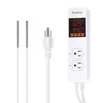 Digital Temperature Controller Dual Probe Reptile Thermostat Controlled Outle... New. Price: $46.63.