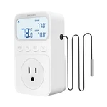 Digital Thermostat Outlet Temperature Controller Socket Heating/coolin... New. Price: $28.44.