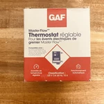 New Master Flow PT6 Universal Manually Adjustable Thermostat For Power Vents. Price: $17.95.
