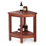 Housejoy Corner Shower Bench With Shelf, 16.5" Stool For Shav... New. Price: $101.93.