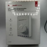 Honeywell Home CT410B Non-programmable Electric Heat Thermostat 120V-240V White New. Price: $21.97.