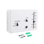 Hihaha Rv Analog Control Heating/cooling Thermostat 4.05"X2.56"X0.87", White New. Price: $21.80.