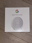 Google G4CVZ Nest Smart Programmable Wi-fi Thermostat White/gray New Sealed. Price: $59.99.
