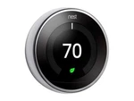 Google Nest 3RD Upgrade Kit Only - Thermostat, Wall Plate, Screws, Instructions Open. Price: $82.95.
