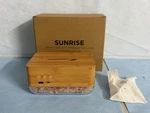 Sunrise Alarm Clock With Himalayan Salt Pebble Base Lamp New. Price: $24.00.