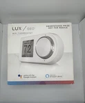 Lux Geo Wi-fi Thermostat White Open. Price: $28.00.