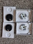Lot Of 2 Google Nest Learning Thermostat 3RD Gen Stainless Steel T3007ES W/ Base Used. Price: $120.00.