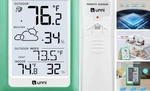 Indoor Outdoor Thermometer Wireless, Temperature Humidity Monitor Battery Green New. Price: $36.44.
