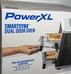 Powerxl Smartsynx Dual Door Toaster Oven Air Fry 8 Presets Stainless Steel New. Price: $125.00.