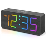 Dreamsky Wooden Digital Clock For Bedroom Desk - Rgb Loud Alarm He... New. Price: $22.59.