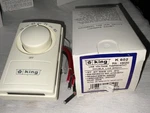 King K602 Line Voltage Thermostat Double Break Dpdt White 55-85F 22A 4 Wire New. Price: $19.42.