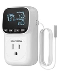 Dewenwils Digital Temperature Controller, Heavy Duty 15A/1800W Thermostat Outlet New. Price: $19.99.