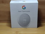 Google Nest Thermostat G4CVZ Programmable Wi-fi App Control White Round New. Price: $52.50.