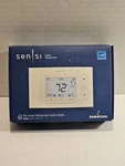 Emerson Sensi 7-DAY Programmable Wi-fi Smart Thermostat ST55U Used. Price: $39.99.