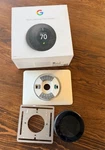 Google Nest A0013 - Learning Thermostat Black Used. Price: $60.00.