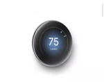 Google Nest Learning Thermostat (4TH GEN)/2 Temperature Sensor Polished Obsidian Open. Price: $210.00.