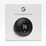 Google Nest T3007ES Wi-fi Learning Thermostat Black (open Box). Price: $122.83.
