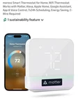 Meross Smart Thermostat For Home, Wifi Works With Matter, Alexa,apple Open. Price: $39.00.