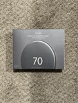 Google Nest Learning Thermostat 4TH Gen W/ Sensor - Polished Obsidian Sealed New. Price: $199.99.