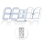 Edup Home 3D Led Digital Inch, Cool Lights 9.7" Clock + White Design New. Price: $24.84.