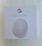 Google Nest Smart Thermostat, Snow GA01334-US Open. Price: $46.95.