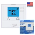 PRO1 Iaq T701 Digital Non-programmable Thermostat, Single Stage, Heat Cool New. Price: $39.99.
