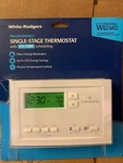 Emerson With 5-1-1 Day Scheduling Programmable Thermostat, Energy Saving New. Price: $35.96.