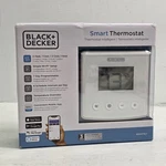 Black + Decker Smart Thermostat Compatible Wi-fi Set Up Home Select New. Price: $41.36.