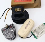 1947 Art Deco Dial Thermostat Automatic Products Co. New Old Stock Heating Kit Used. Price: $65.00.