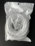 Moyeel 42.5FT(13M) Power Extension Cable For Wyze Camera, White W/ Clips New. Price: $12.00.
