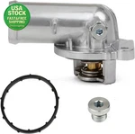 Aluminum Thermostat Housing Assembly Compatible 2011-2021 Jeep Dodge Ram New. Price: $34.91.