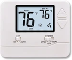 Non Programmable Thermostat For Home HEAT/1 Cool Single-stage Off-white New. Price: $42.99.