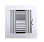 Hbw Four-way Plastic Side Wall/ceiling Register White 6" X For Duct... New. Price: $21.13.