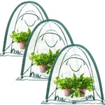 Porayhut Pop Up Greenhouse Cover Flower House,pack Of 3,MINI Gardening Plant .... Price: $109.69.