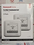 Honeywell Home T4 Pro Thermostat 2 Pack RTH4110U Brand New #7550 Open. Price: $65.00.