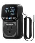 Dewenwils Thermostat Outlet Plug, Heating/cooling Control, Cyclic Timing New. Price: $23.99.