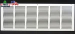 30'' X 10'' Duct Opening Flat Stamped Steel Return Air Grille - Sidewall And New. Price: $71.70.