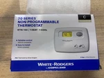 Emerson White-rodgers 1F78-144 70 Series Thermostat Non-programmable 1H/1C New. Price: $35.95.