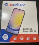 Us Cellular Samsung Galaxy A25 5G, 6.5 Fhd+ Display, Smartphone, New Sealed. Price: $129.95.