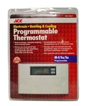 Ace 42355 Easy Programmable Electronic Thermostat Heating Cooling 24V Nos New. Price: $15.00.